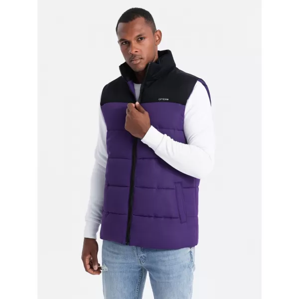  Pánská vesta OMBRE V63 VIOLET 