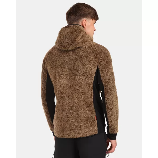  Pánská fleece mikina KILPI NORKA-M ZM0204KI HNĚDÁ 