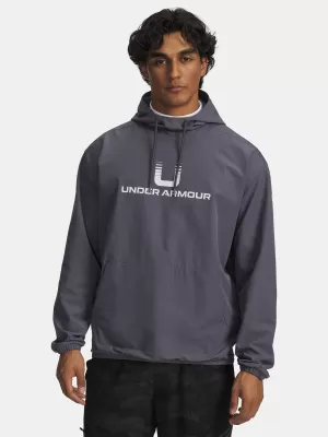 Pánská bunda UNDER ARMOUR UA UNSTOPPABLE WVN HOODIE 6003864-025 ŠEDÁ
