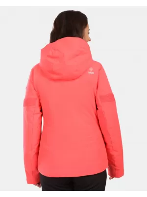 Dámská lyžařská bunda KILPI VALERA-W ZL0105KI RŮŽOVÁ