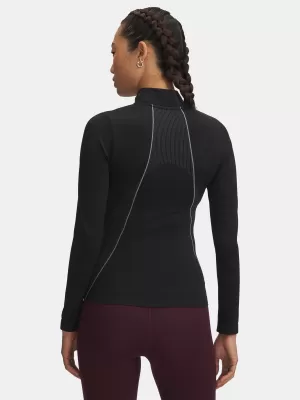 Dámské triko UNDER ARMOUR UA VANISH SEAMLESS 1/4 ZIP 6000644-003 ČERNÁ