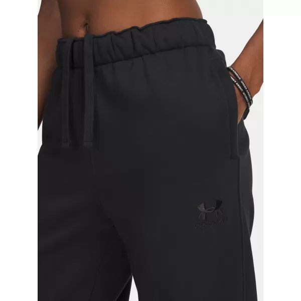  Dámské sportovní kalhoty UNDER ARMOUR UA ICON VIDA FLC PANT 6004853-003 ČERNÁ 