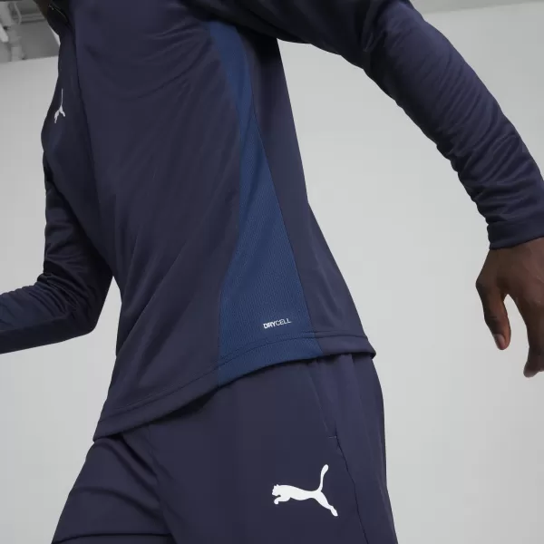  Pánské triko PUMA TEAMGOAL TRAINING 1/4 ZIP TO 65862906 PUMA NAVY/WHITE/PERSIAN BLUE 