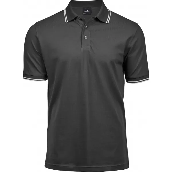  Pánské tričko Tee Jays | TJ 1407 DARK GREY/WHITE 