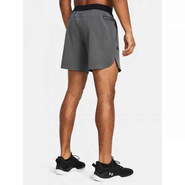  Pánské kraťasy UNDER ARMOUR UA PEAK WOVEN SHORTS 1376782-025 ŠEDÁ 
