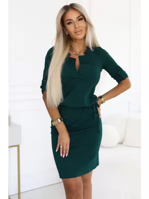 Dámské šaty NUMOCO AGATA 161-19 ZELENÁ