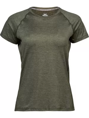 Dámské tričko Tee Jays | TJ 7021 OLIVE MELANGE