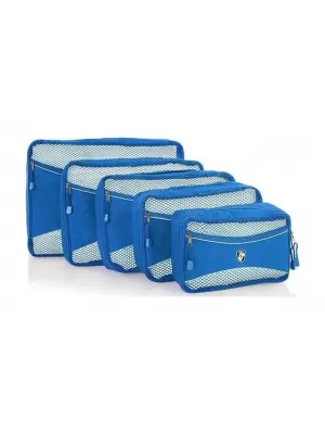 Sada organizérů HEYS ECO PACKING CUBE 5PC SET II BLUE