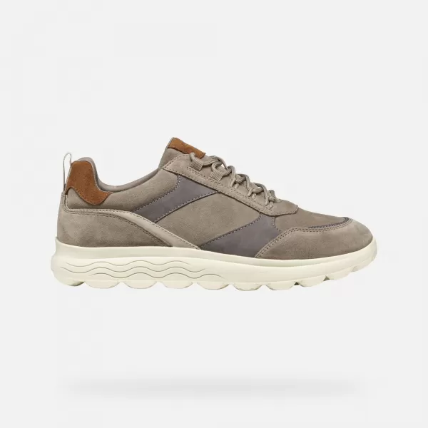  Pánské tenisky GEOX  G011277 ŠEDÁ 