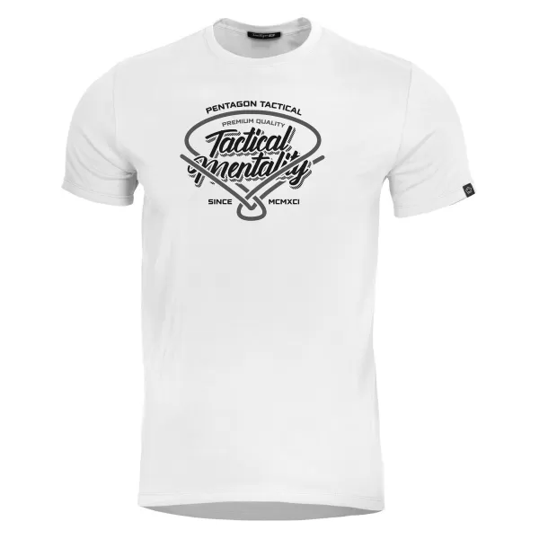  Triko PENTAGON AGERON TACTICAL MENTALITY K09012 WHITE 