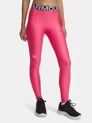 Dámské legíny UNDER ARMOUR UA HG LEGGING 1383559-672 RŮŽOVÁ