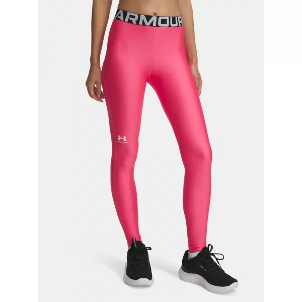  Dámské legíny UNDER ARMOUR UA HG LEGGING 1383559-672 RŮŽOVÁ 