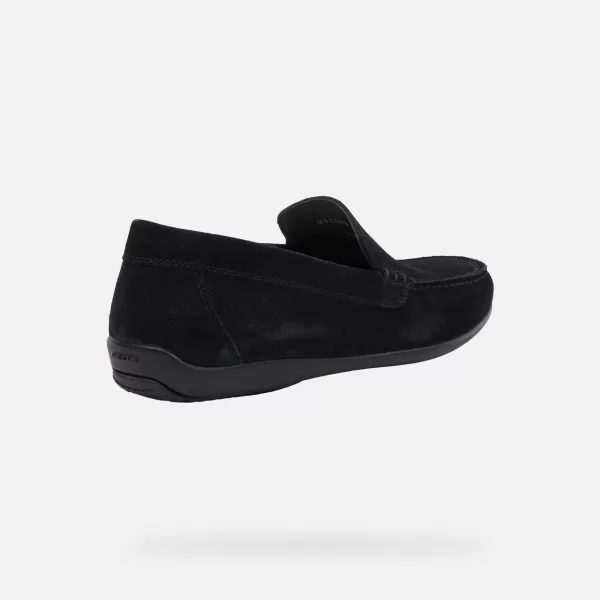  Pánské mokasíny GEOX ASCANIO G002709 TMAVĚ MODRÁ 