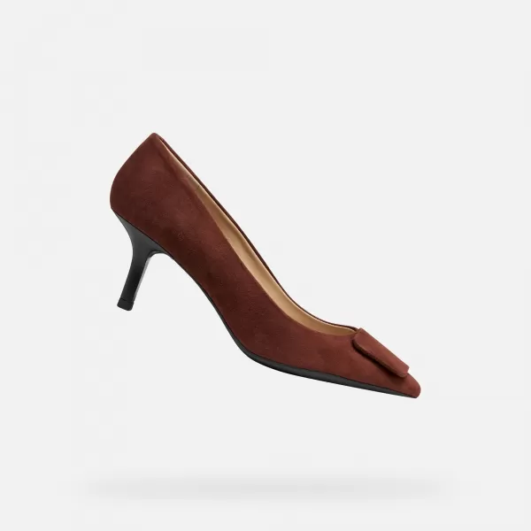 Dámské lodičky GEOX KLEOPY G009754 VÍNOVÁ 