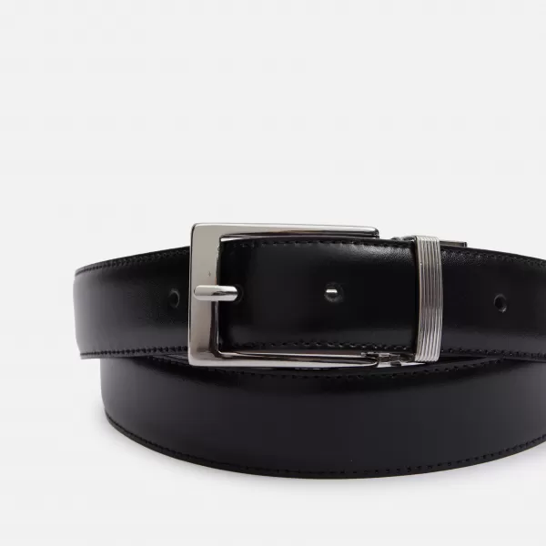  Pánský pásek GEOX G003667 ČERNÁ 