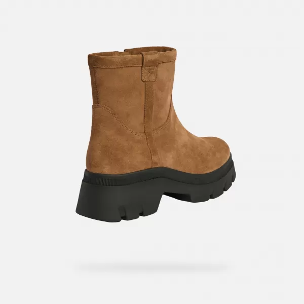  Dámské boty GEOX PLUETTE G009562 SVĚTLE HNĚDÁ 