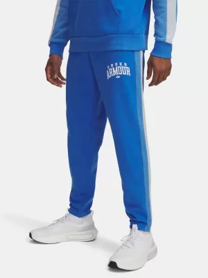 Pánské kalhoty UNDER ARMOUR RIVAL FLC CB PANTS MODRÁ