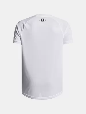 Chlapecké triko UNDER ARMOUR UA TECH 2.0 SS 1363284-100 BÍLÁ