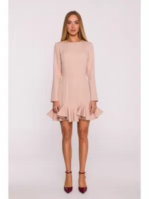 Dámské šaty MOE M880 BEIGE