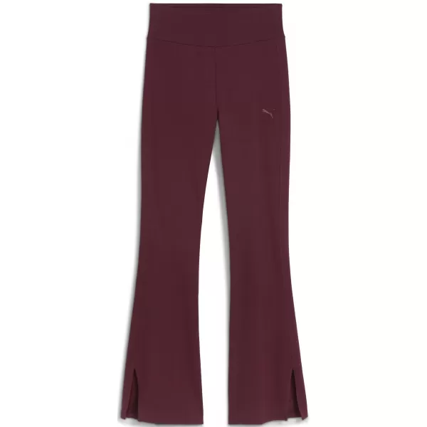  Dámské legíny PUMA HER HIGH-WAIST FLARED LEGGINGS 68815696 RUBY SHIMMER 