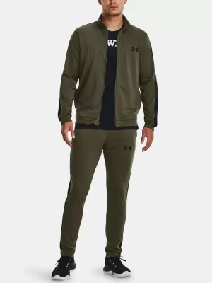 Pánská souprava UNDER ARMOUR UA KNIT TRACK SUIT 1357139-390 ZELENÁ