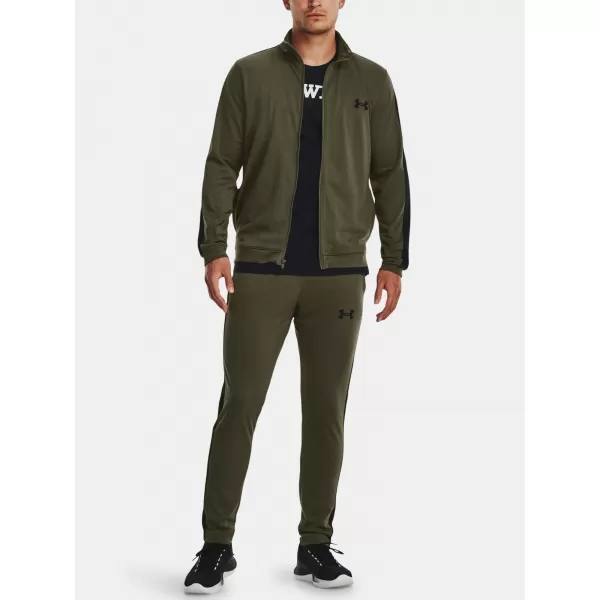  Pánská souprava UNDER ARMOUR UA KNIT TRACK SUIT 1357139-390 ZELENÁ 