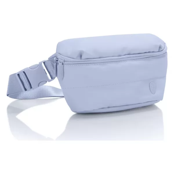  Ledvinka HEYS PUFFER MINI WAIST BAG LIGHT BLUE 