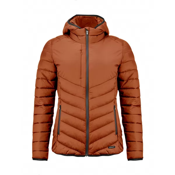  Dámská prošívaná bunda CUTTER & BUCK | MOUNT ADAMS JACKET WOMEN ORANGE RUST 