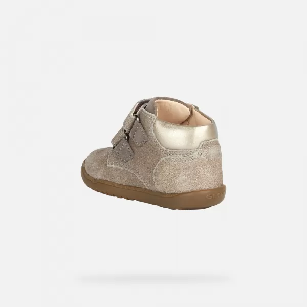  Dívky první kroky GEOX MACCHIA B164PC07722C9006 BÉŽOVÁ 