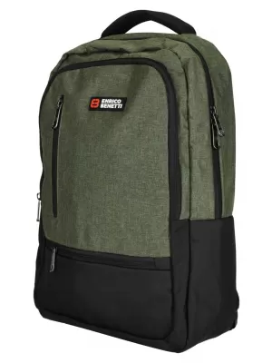 Batoh ENRICO BENETTI HAMBURG 15 NOTEBOOK BACKPACK OLIVE