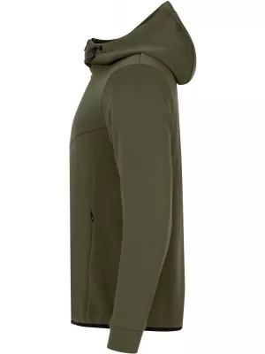 Pánská mikina CLIQUE | HAYDEN SWEAT JACKET MEN FOG GREEN