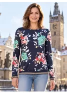 Dámské triko ALTISPORT GAIA TMAVĚ MODRÁ