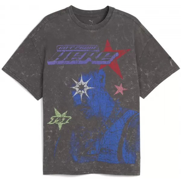  Pánské triko PUMA LAMELO STAR VISION GRAPHIC TEE 63243801 DUSKY GRAY 