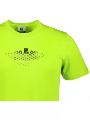 Pánské bavlněné triko ALTISPORT ALM148129 LIMETKOVÁ