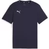 Dětské triko PUMA TEAMGOAL CASUALS TEE JR 658616_06 PUMA NAVY/PUMA WHITE