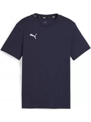 Dětské triko PUMA TEAMGOAL CASUALS TEE JR 658616_06 PUMA NAVY/PUMA WHITE