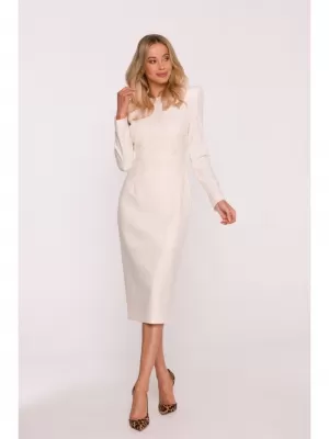 Dámské šaty STYLOVE S412 IVORY