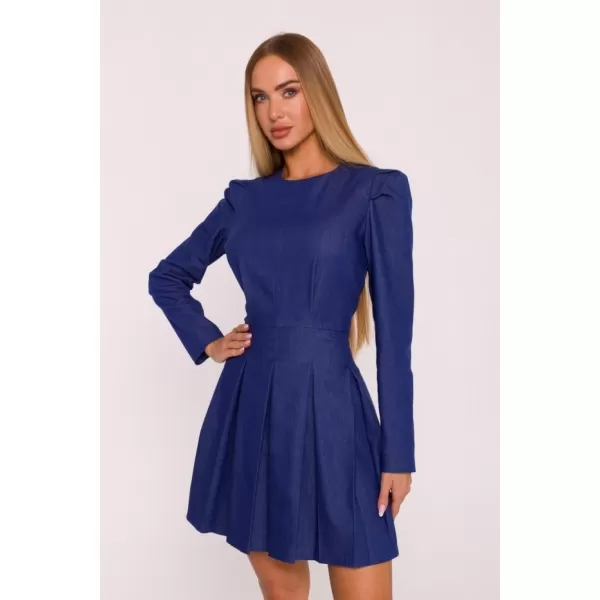  Dámské šaty MOE M884 BLUE 