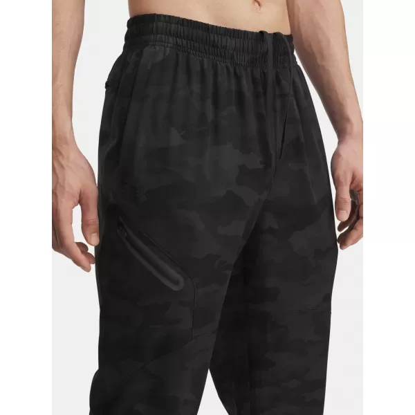  Pánské tepláky UNDER ARMOUR UA UNSTOPPABLE WOVEN JOGGER 1388823-005 ČERNÁ 