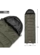 Spací Pytel PENTAGON SENTINEL SLEEPING BAG 220GR/M² D19001 BROWN GREY