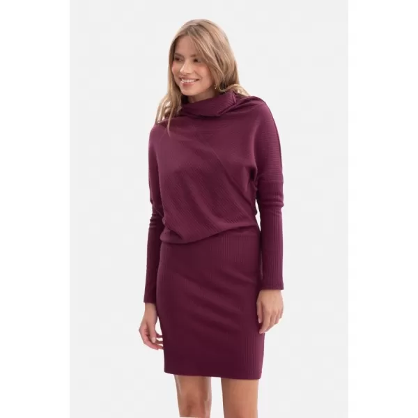  Dámské šaty BEWEAR B309 PLUM 