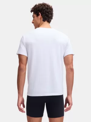 Pánské triko UNDER ARMOUR M UA PERF COTTON CREW NECK-2PK 6007621-100 WHITE