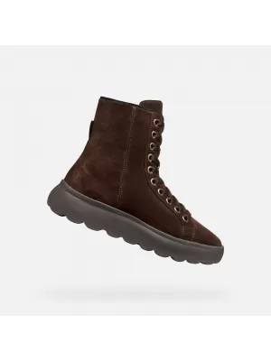 Dámské boty GEOX SPHERICA EC4.1 G009293 TMAVĚ HNĚDÁ