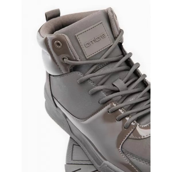  Pánské boty OMBRE OM-FOSH-0178 BROWN 