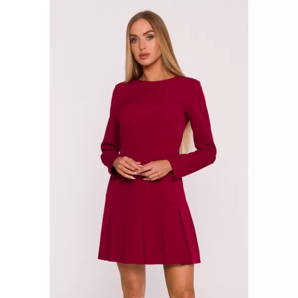 Dámské šaty MOE M872 MAROON 