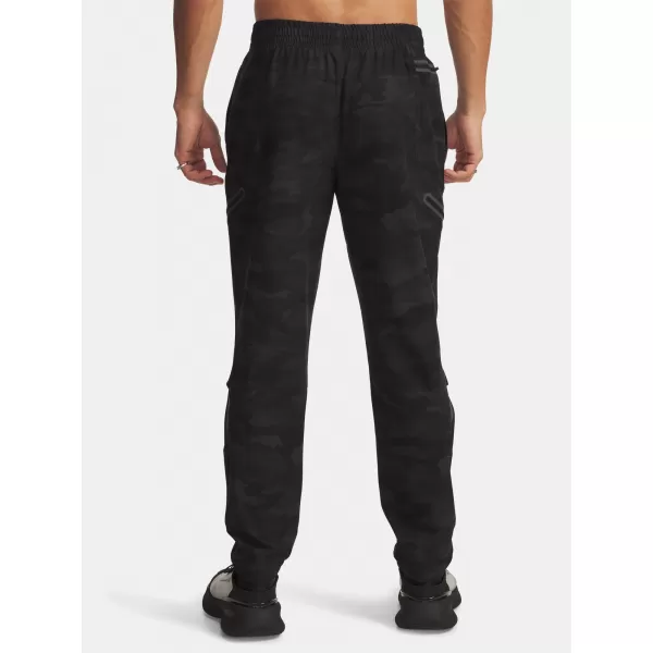  Pánské sportovní kalhoty UNDER ARMOUR UA UNSTOPPABLE CARGO PANT 1390256-003 ČERNÁ 