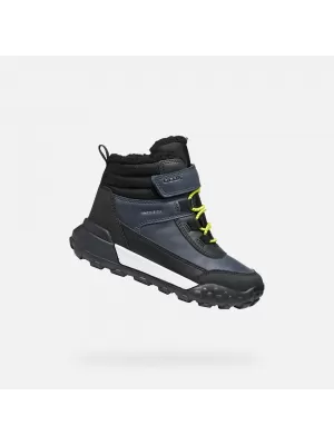 Chlapecké kotníkové boty GEOX TREKKYUP ABX J46MBE0MEMSC0749 TMAVĚ MODRÁ
