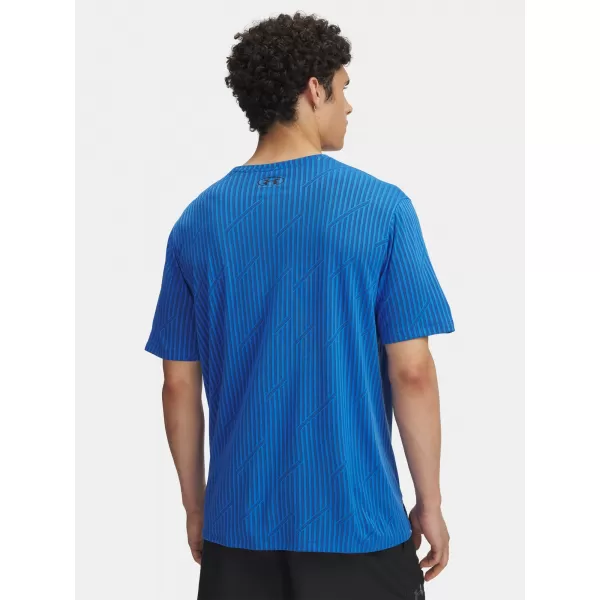  Pánské triko UNDER ARMOUR TECH VENT JACQUARD MODRÁ 