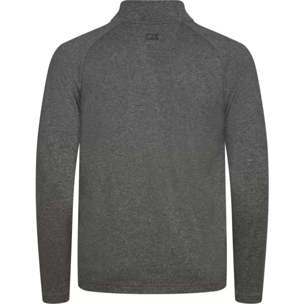  Pánská fleecová mikina CUTTER & BUCK | ADAPT FZ JACKET MEN ANTHRACITE MELANGE 