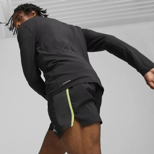  Sportovní triko PUMA RUN CLOUDSPUN 1/4 ZIP 52499201 PUMA BLACK 